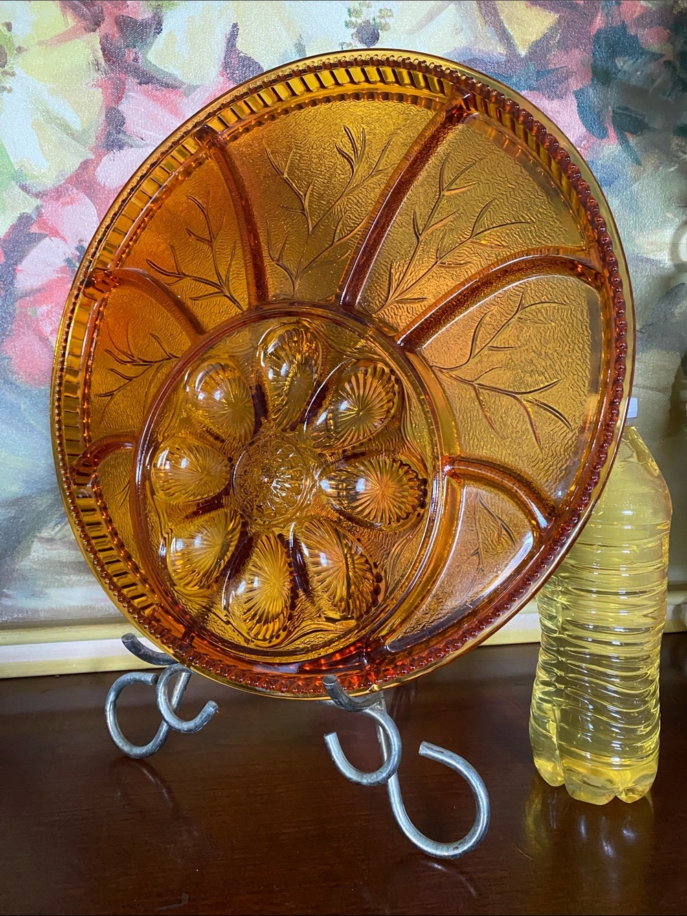 Vintage Indiana Glass Egg/Relist Tray,